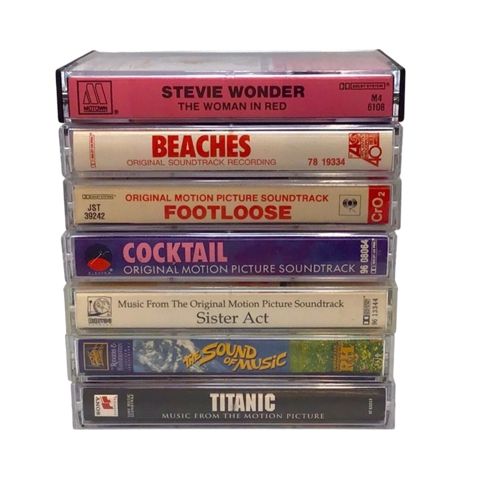 π Bundle of 7 Soundtrack Cassettes